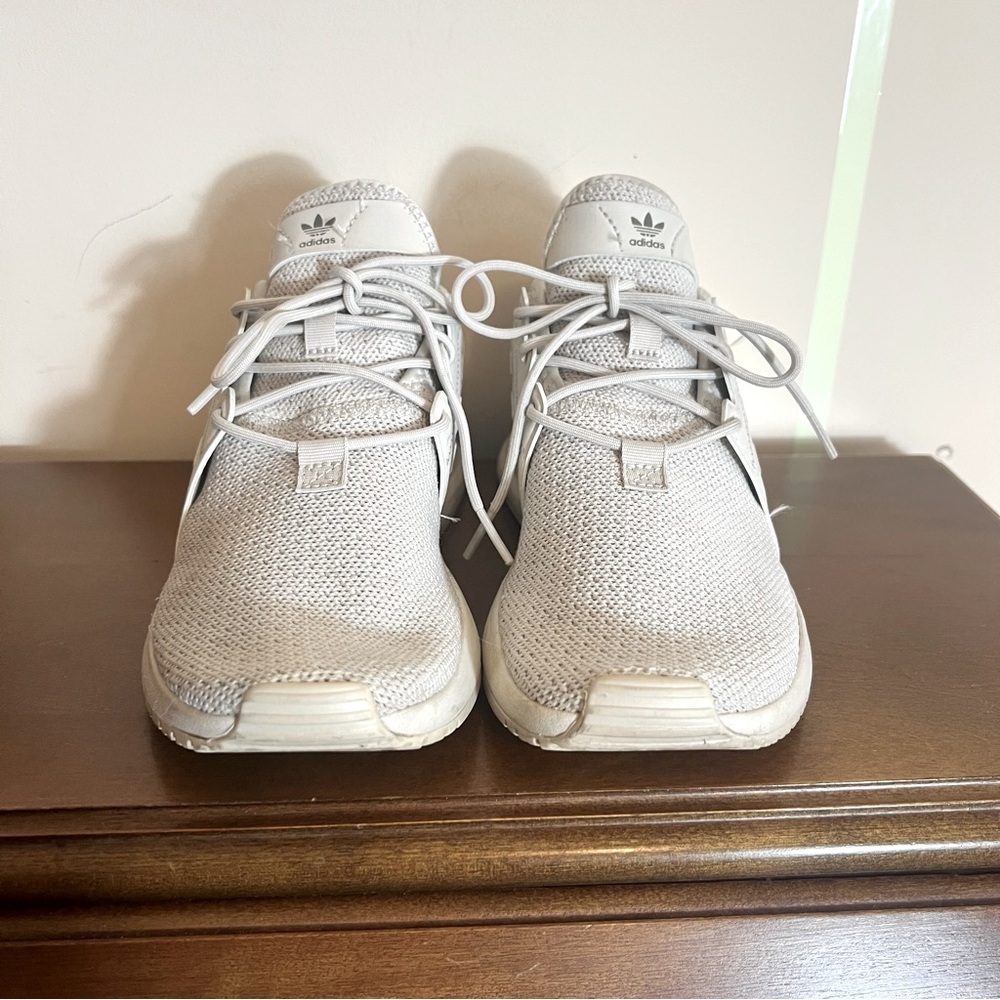 Adidas X_PLR Athletic Sneakers Beige Sz 4 Big Kid